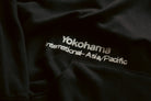 Yokohama Hoodie | White on Black | Japanese Streetwear